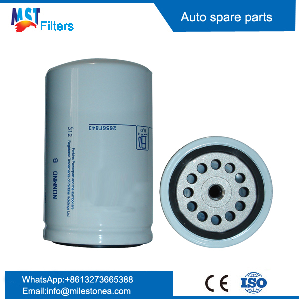 Fuel filter 2656F843/10000-12854 for PERKINS